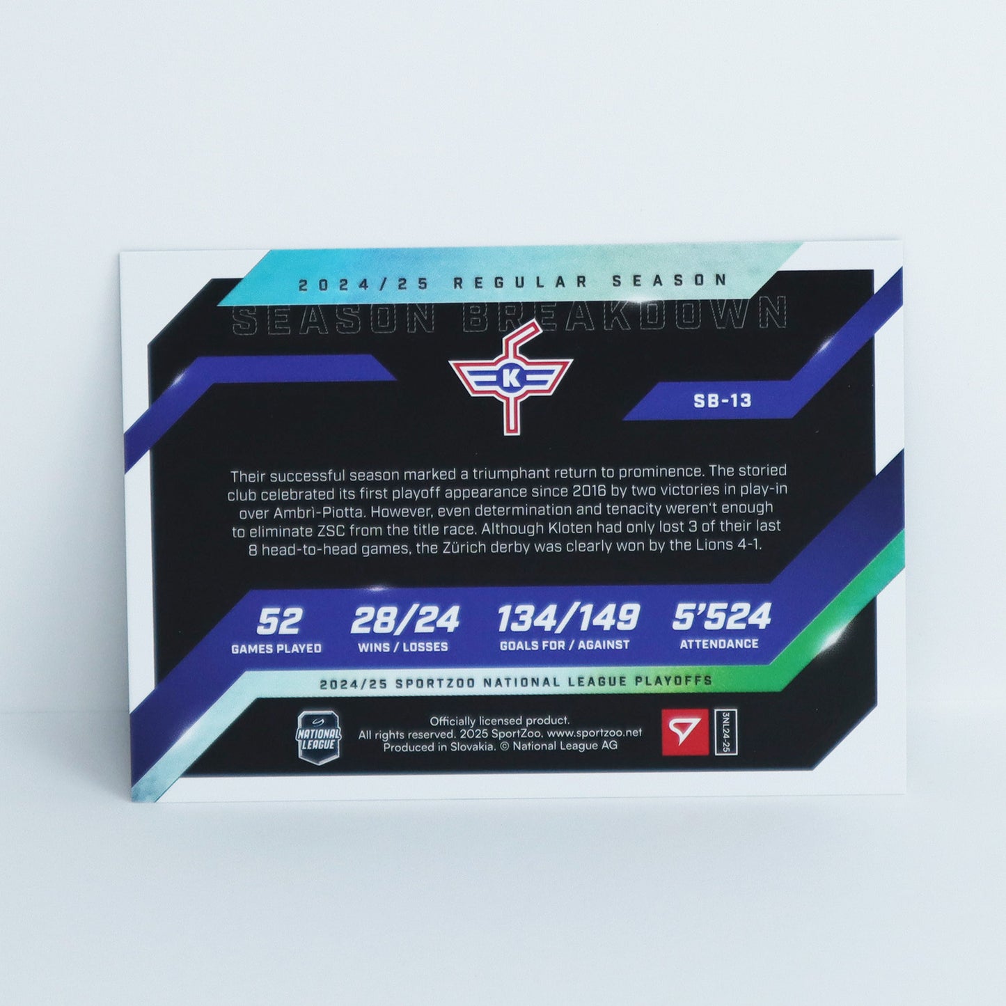 SB-13 - EHCK - EHC KLOTEN