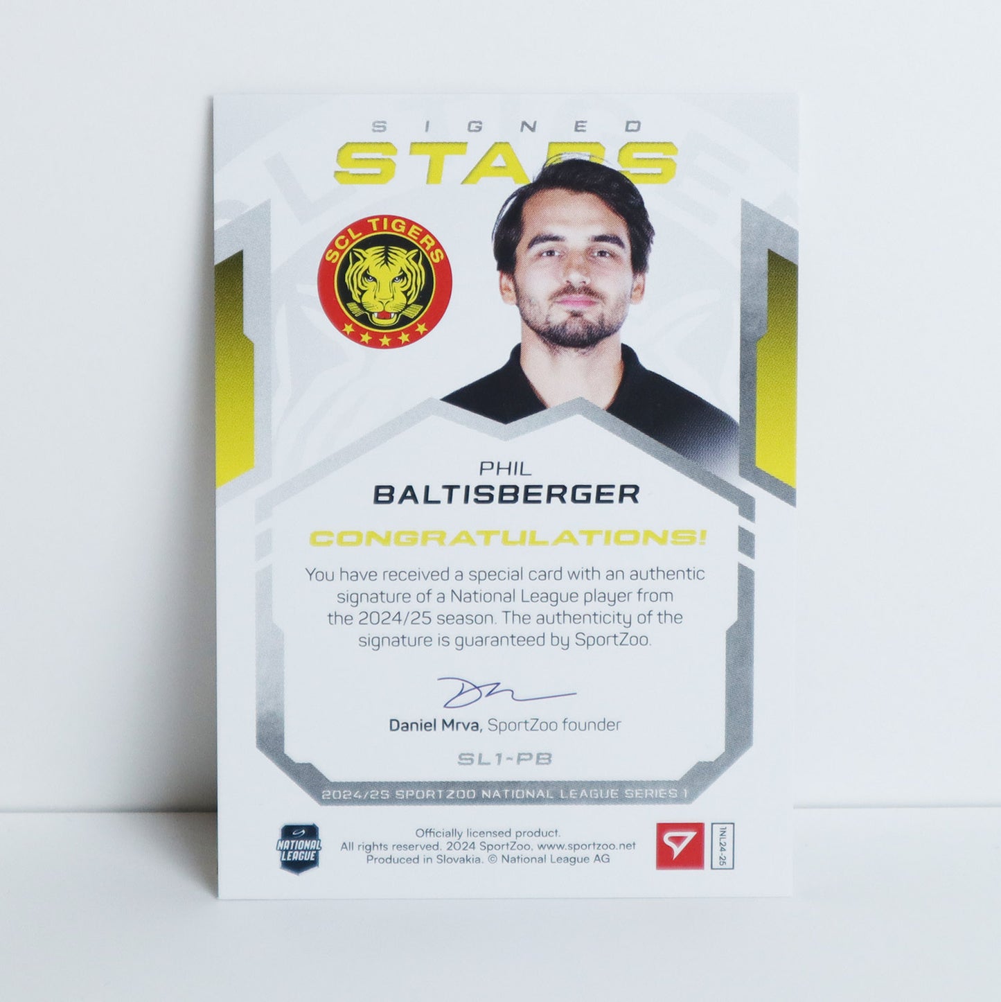 SL1-PB - SCL - PHIL BALTISBERGER - SIGNED STARS LEVEL 1 - 33/99