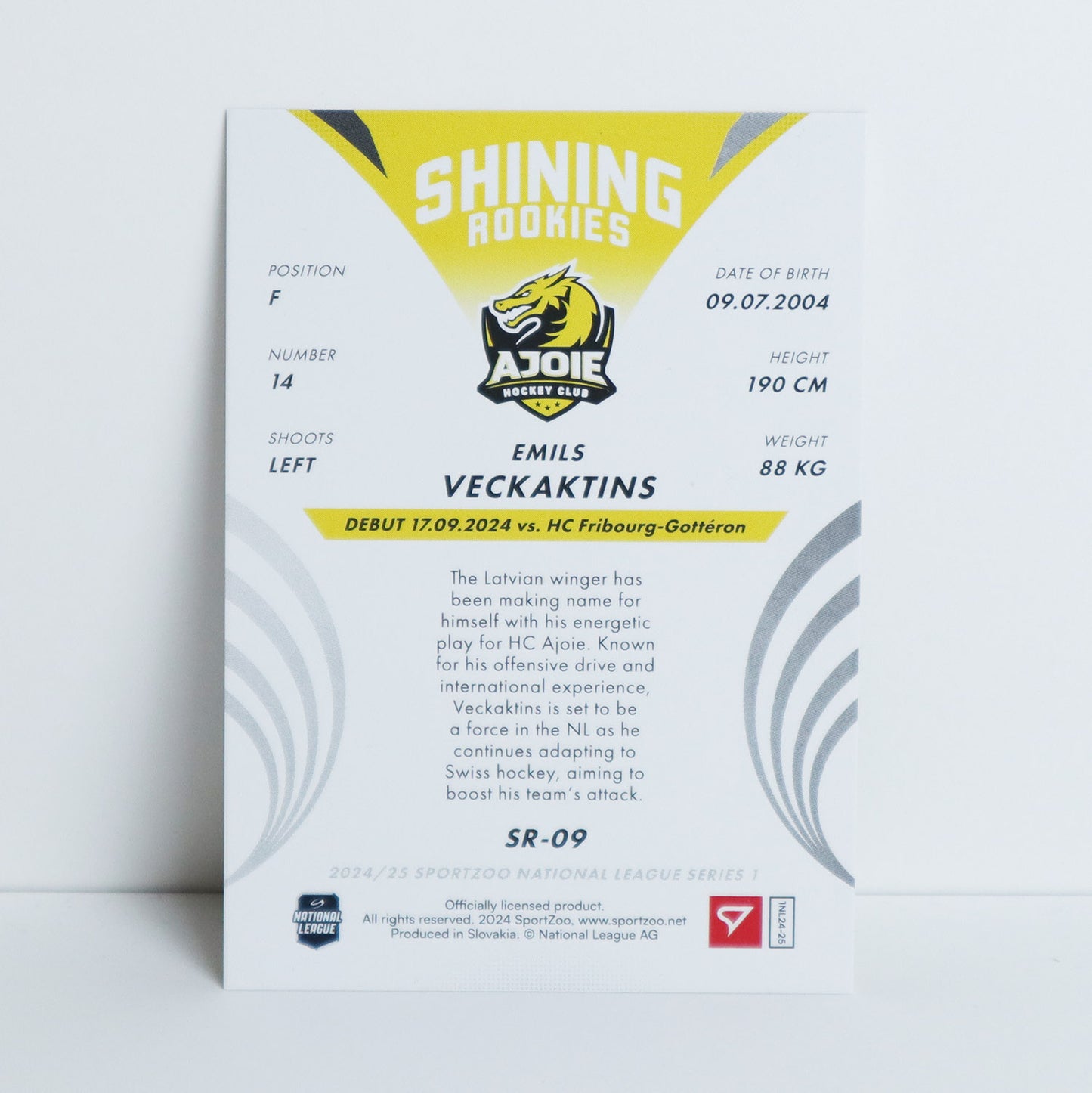 SR-09 - HCA - EMILS VECKAKTINS - SHINING ROOKIES BASE