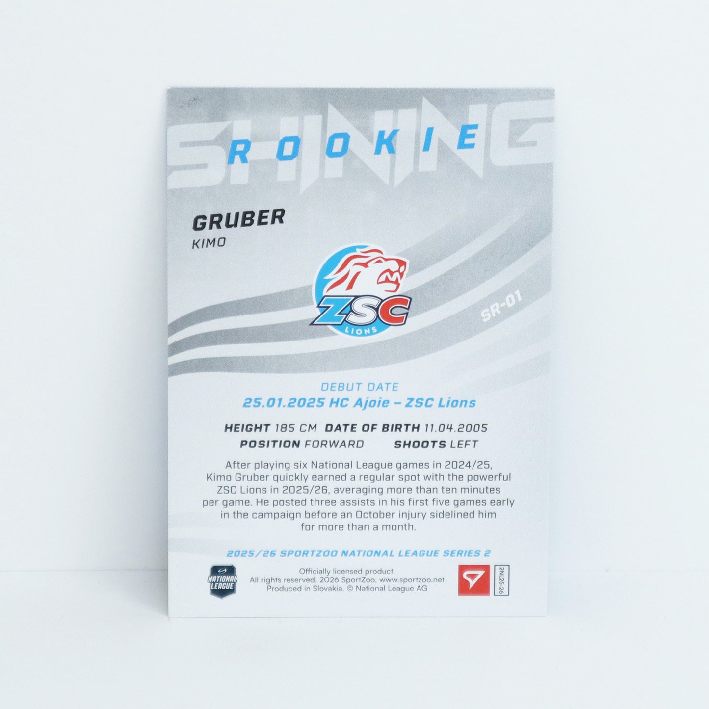 SR-01 - ZSC - KIMO GRUBER - SHINING ROOKIES BASE