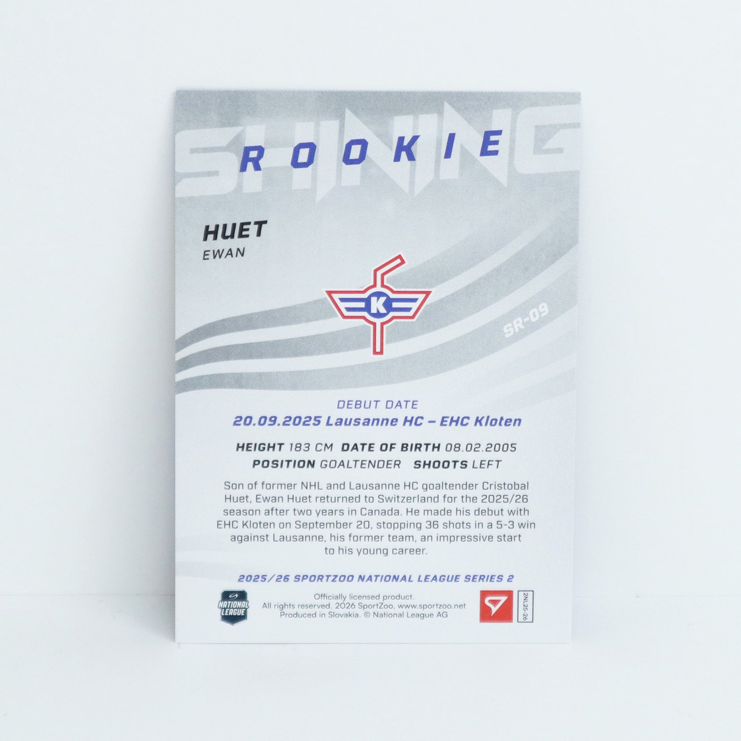SR-09 - EHCK - EWAN HUET - SHINING ROOKIES GOLD - 57/69