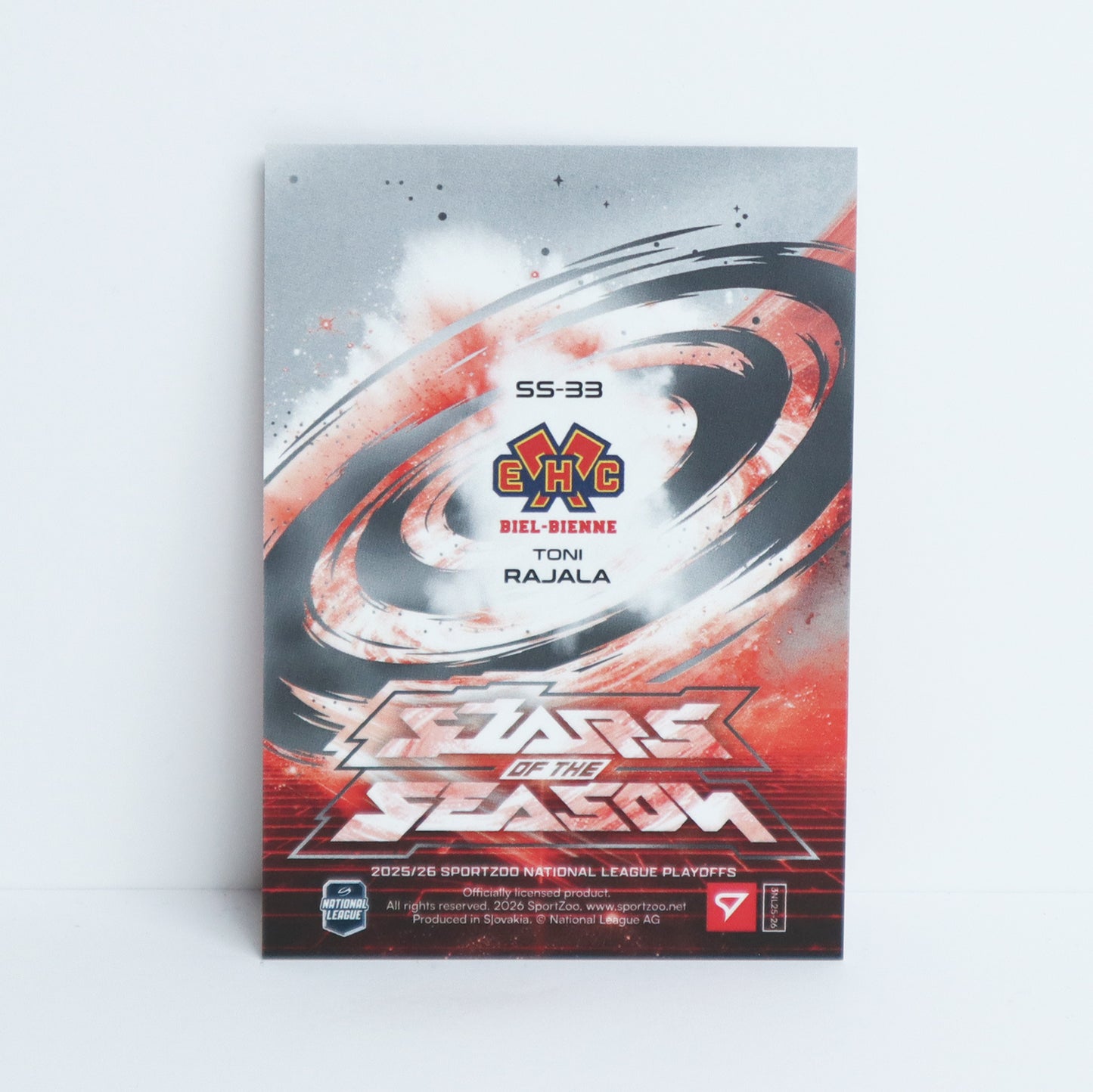 SS-33 - EHCB - TONI RAJALA - STARS OF THE SEASON BASE