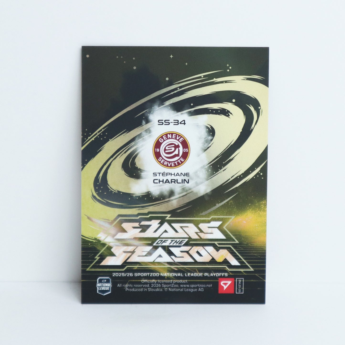 SS-34 - GSHC - STEPHANE CHARLIN - STARS OF THE SEASON GOLD - 13/30