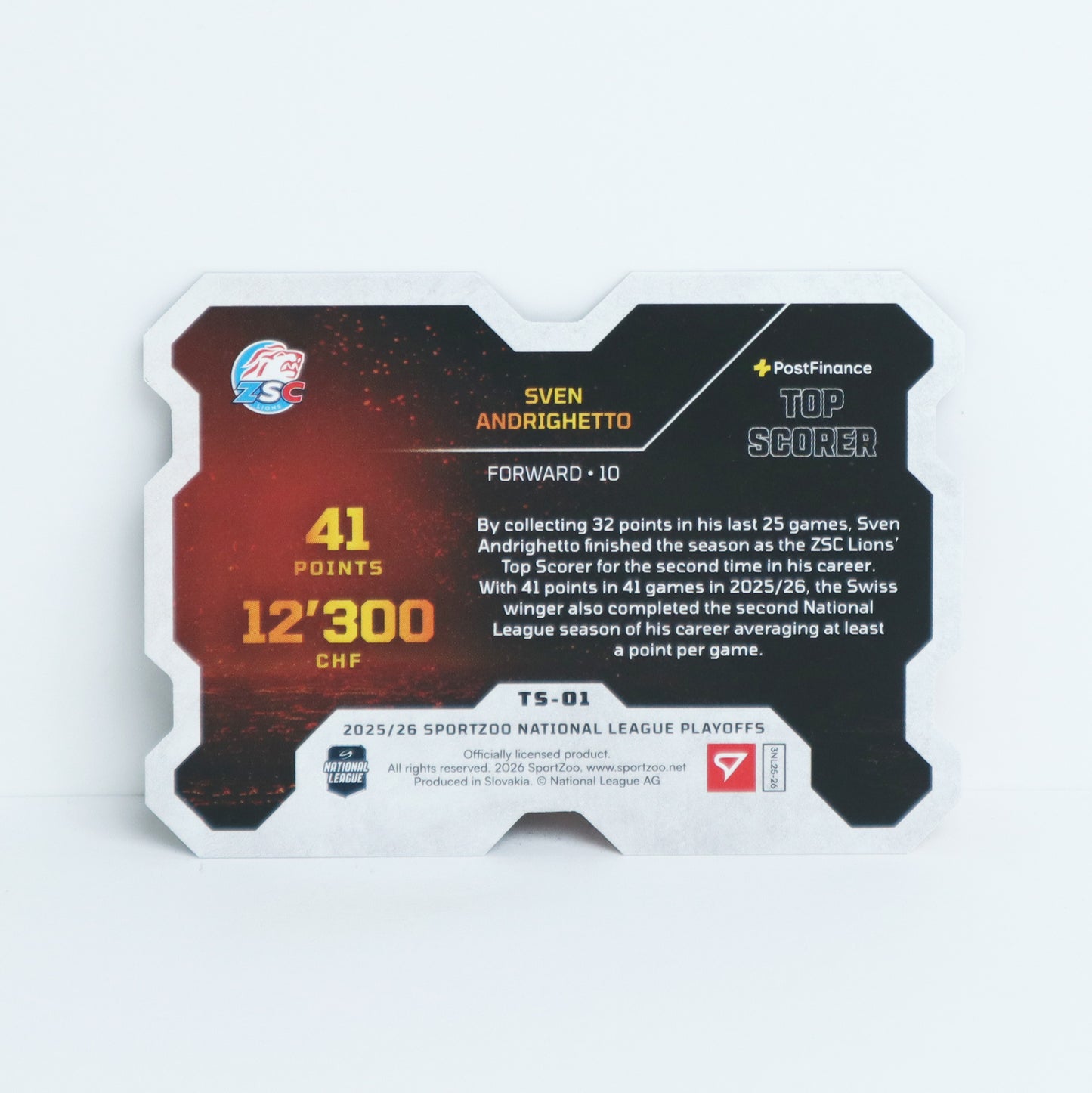 TS-01 - ZSC - SVEN ANDRIGHETTO - TOPSCORER BASE