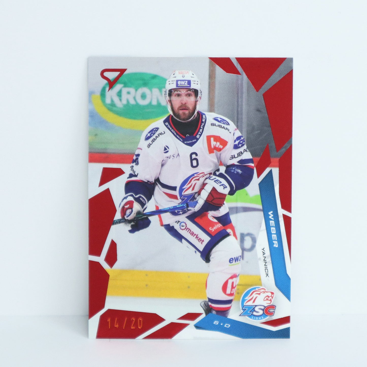 006 - ZSC - YANNICK WEBER - BASE RED - 14/20
