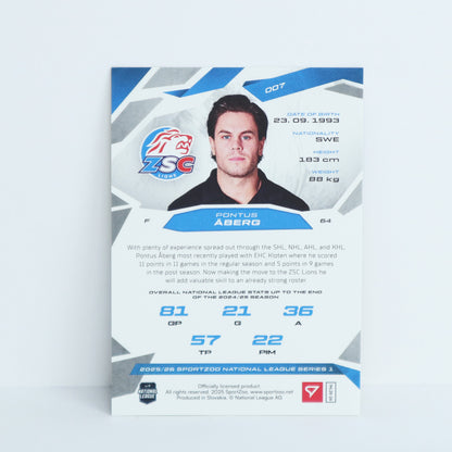 007 - ZSC - PONTUS ABERG - BASE GOLD - 03/10