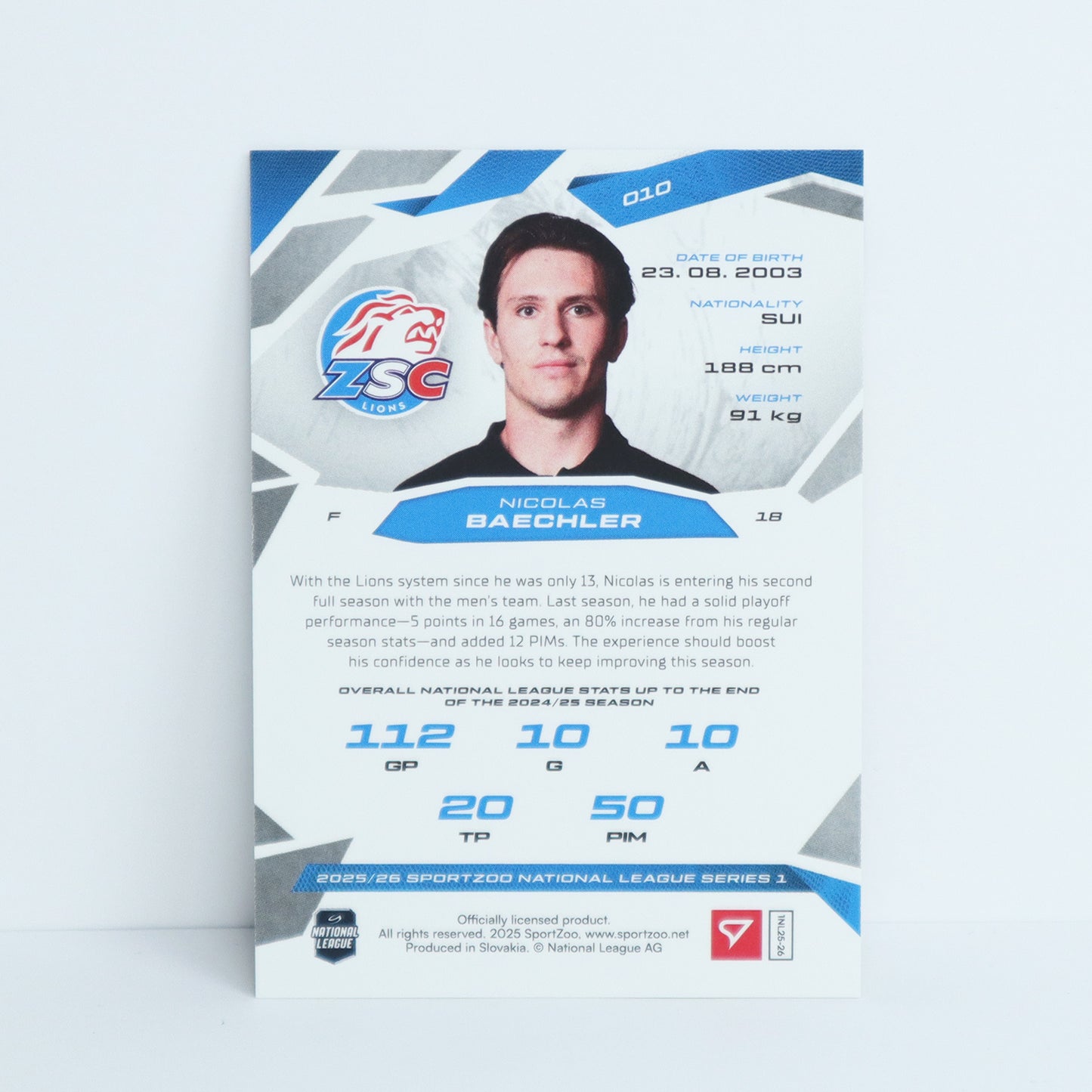 010 - ZSC - NICOLAS BAECHLER - BASE BLUE