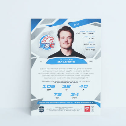 011 - ZSC - RUDOLFS BALCERS - BASE GOLD - 07/10