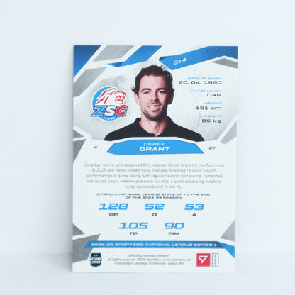 014 - ZSC - DEREK GRANT - BASE RED - 02/20