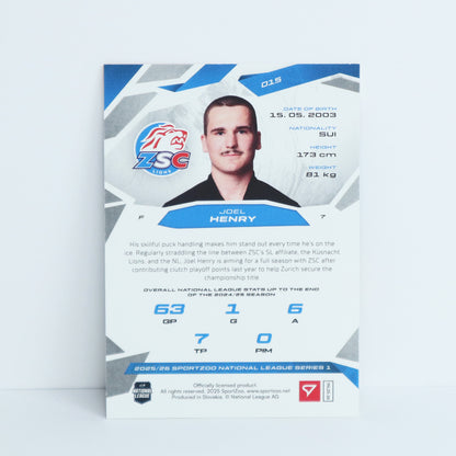 015 - ZSC - JOEL HENRY - BASE SET