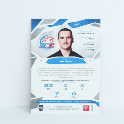 015 - ZSC - JOEL HENRY - BASE RED - 11/20