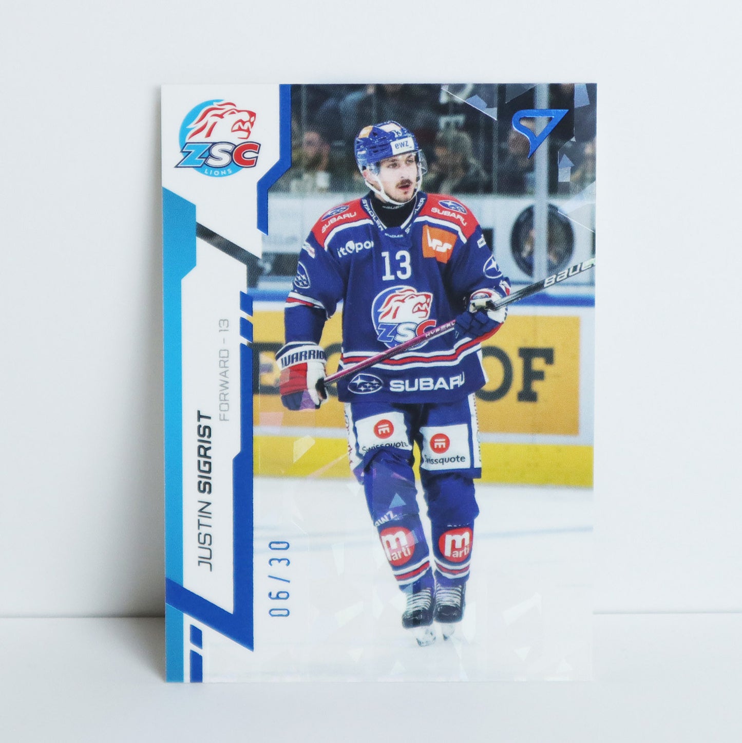 017 - ZSC - JUSTIN SIGRIST - BASE BLUE - 06/30