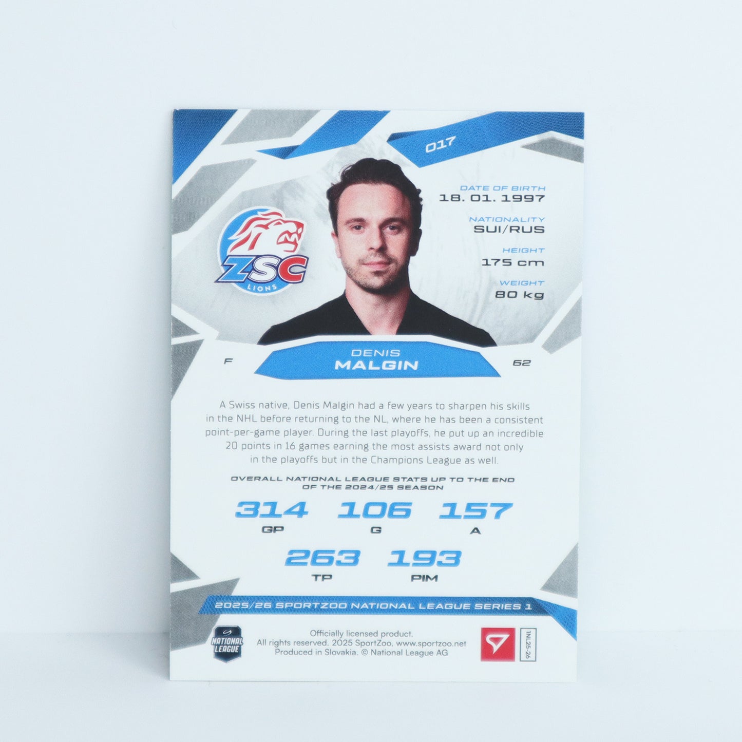 017 - ZSC - DENIS MALGIN - BASE GREEN - 03/30