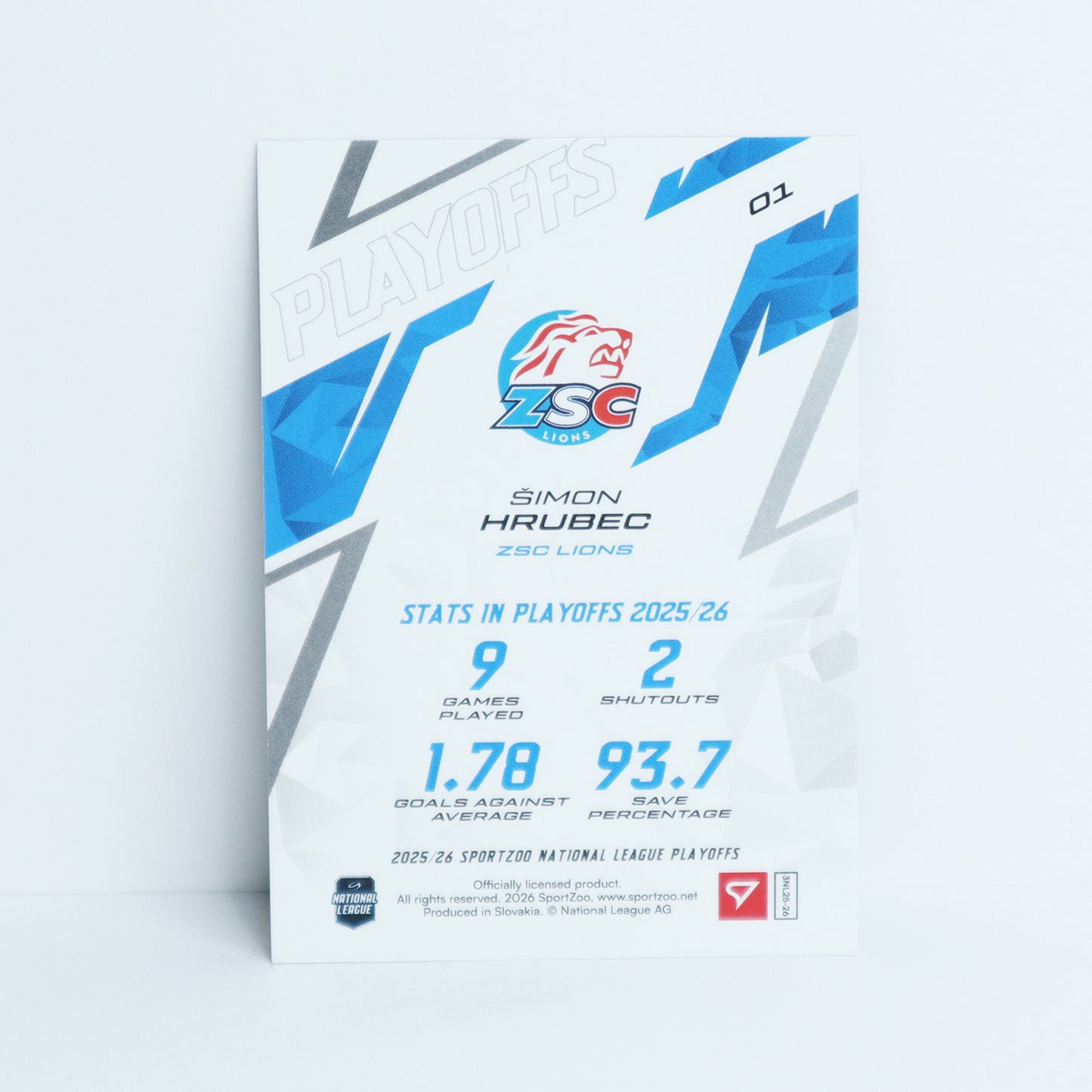 01 - ZSC - SIMON HRUBEC - BASE BLUE - 19/60