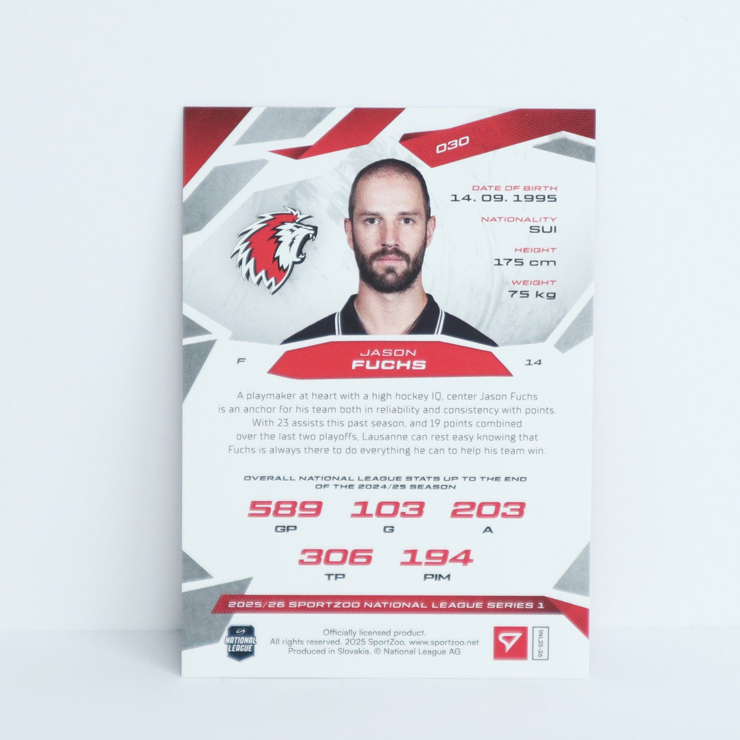 030 - LHC - JASON FUCHS - BASE RED - 06/20