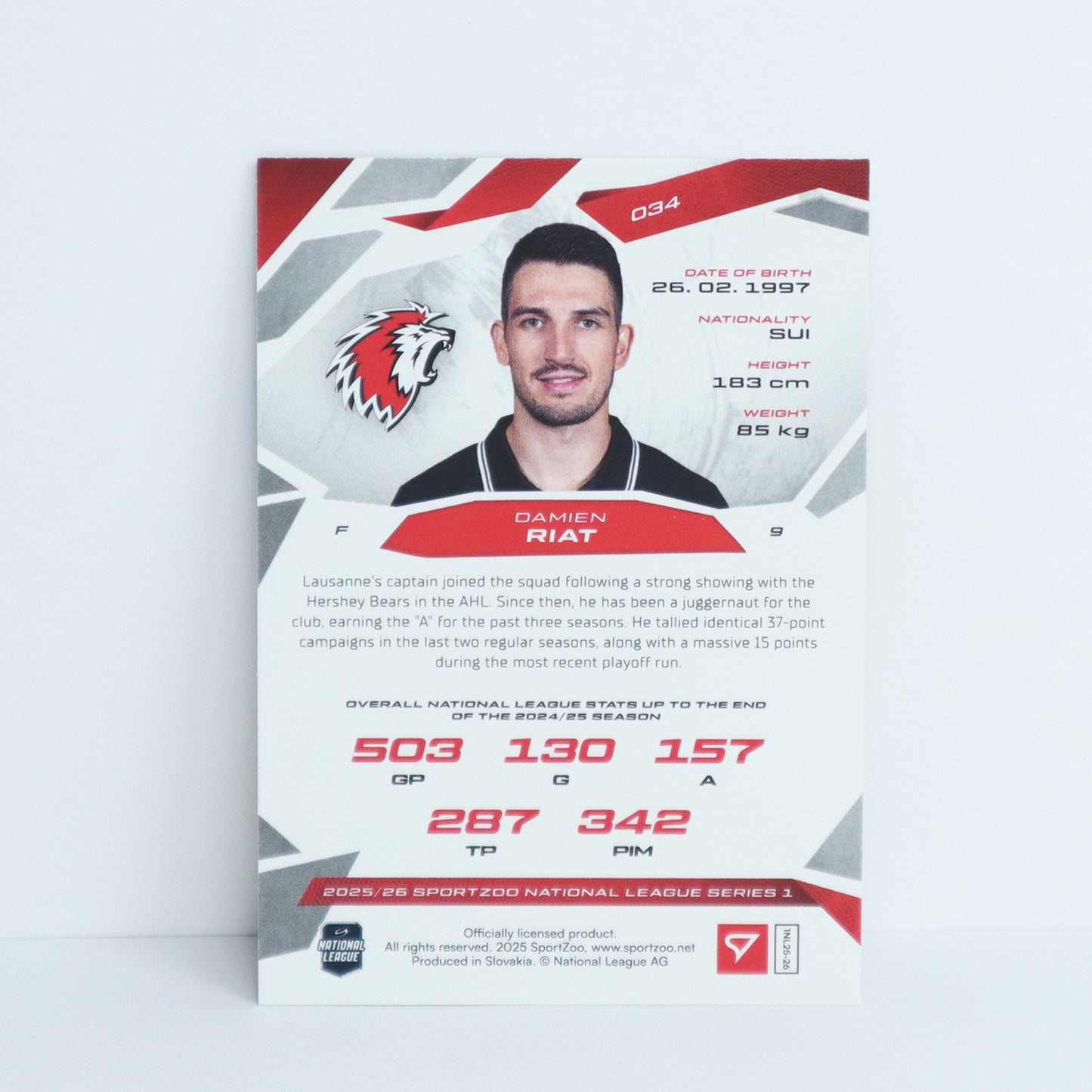 034 - LHC - DAMIEN RIAT - BASE SET