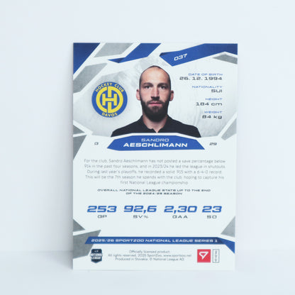 037 - HCD - SANDRO AESCHLIMANN - BASE RED - 09/20