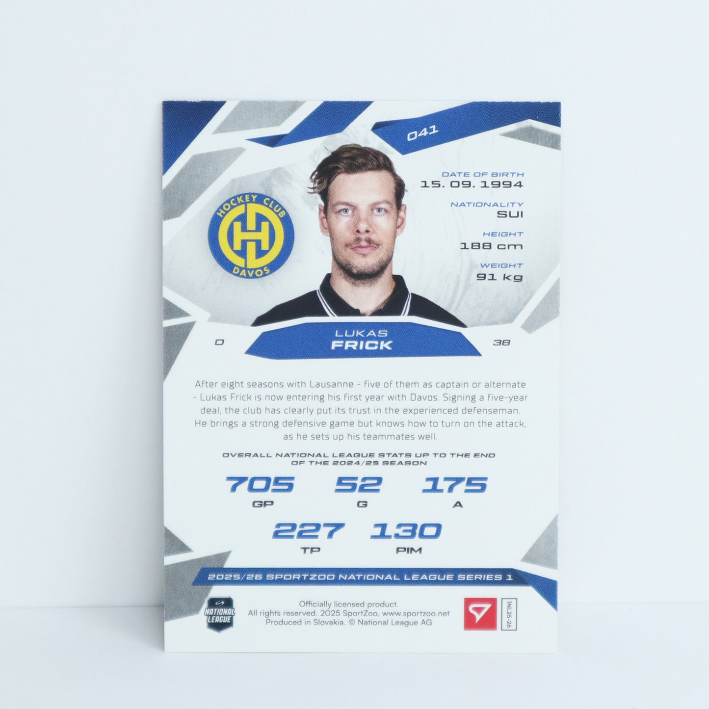 041 - HCD - LUKAS FRICK - BASE BLUE