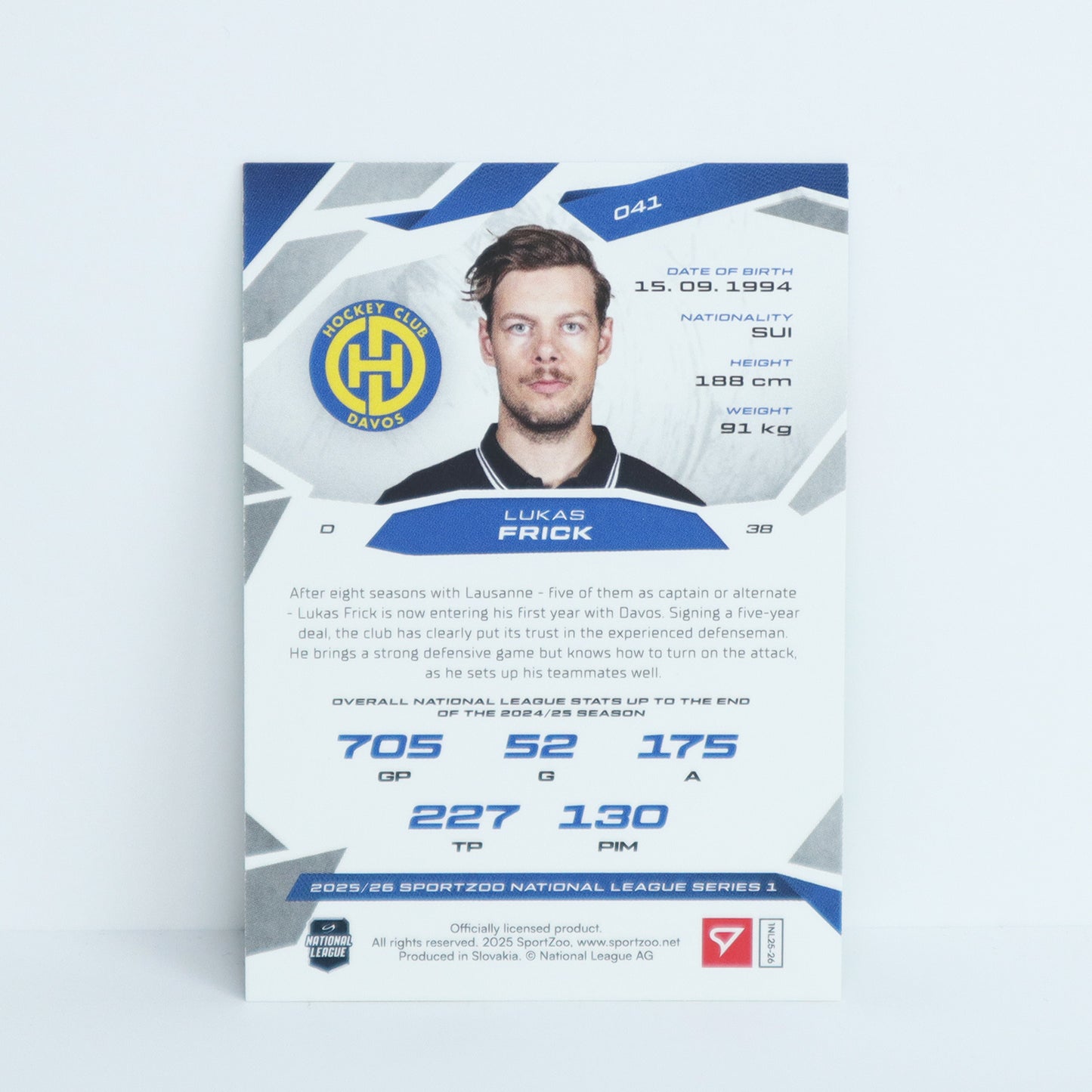 041 - HCD - LUKAS FRICK - BASE GREEN - 11/30