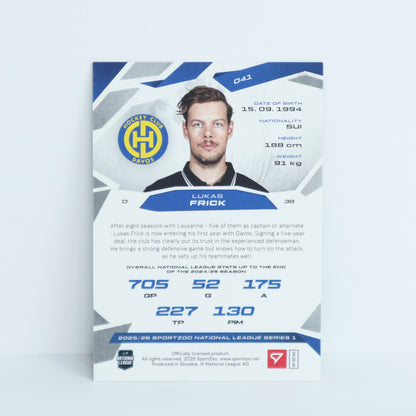 041 - HCD - LUKAS FRICK - BASE GREEN - 11/30