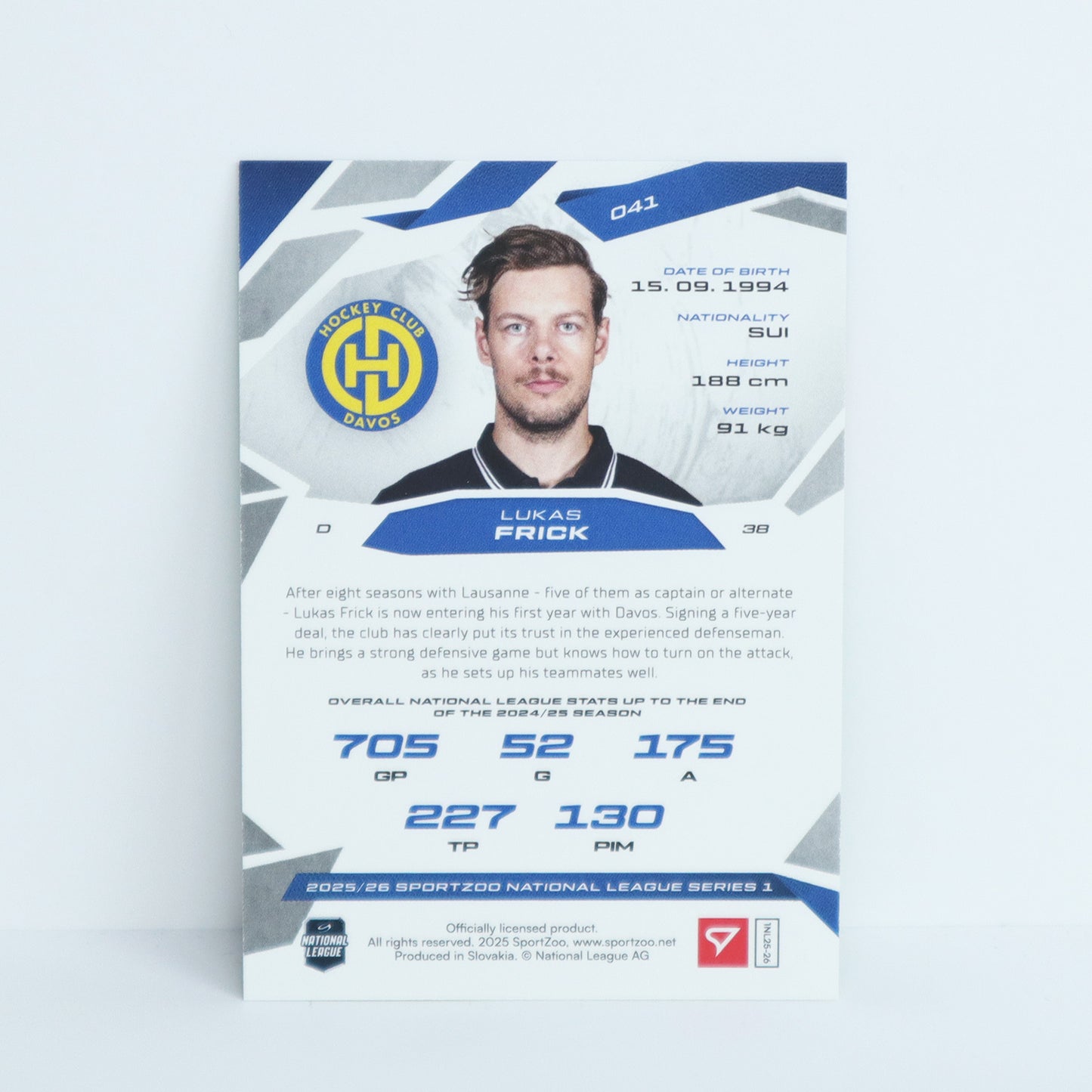 041 - HCD - LUKAS FRICK - BASE GREEN - 20/30