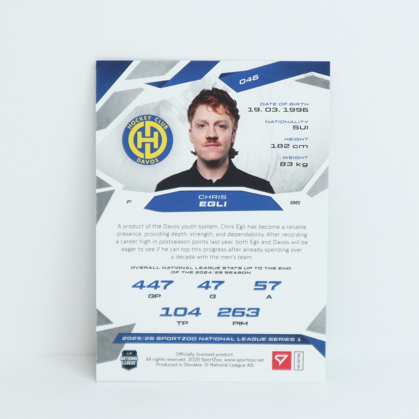 046 - HCD - CHRIS EGLI - BASE GREEN - 08/30