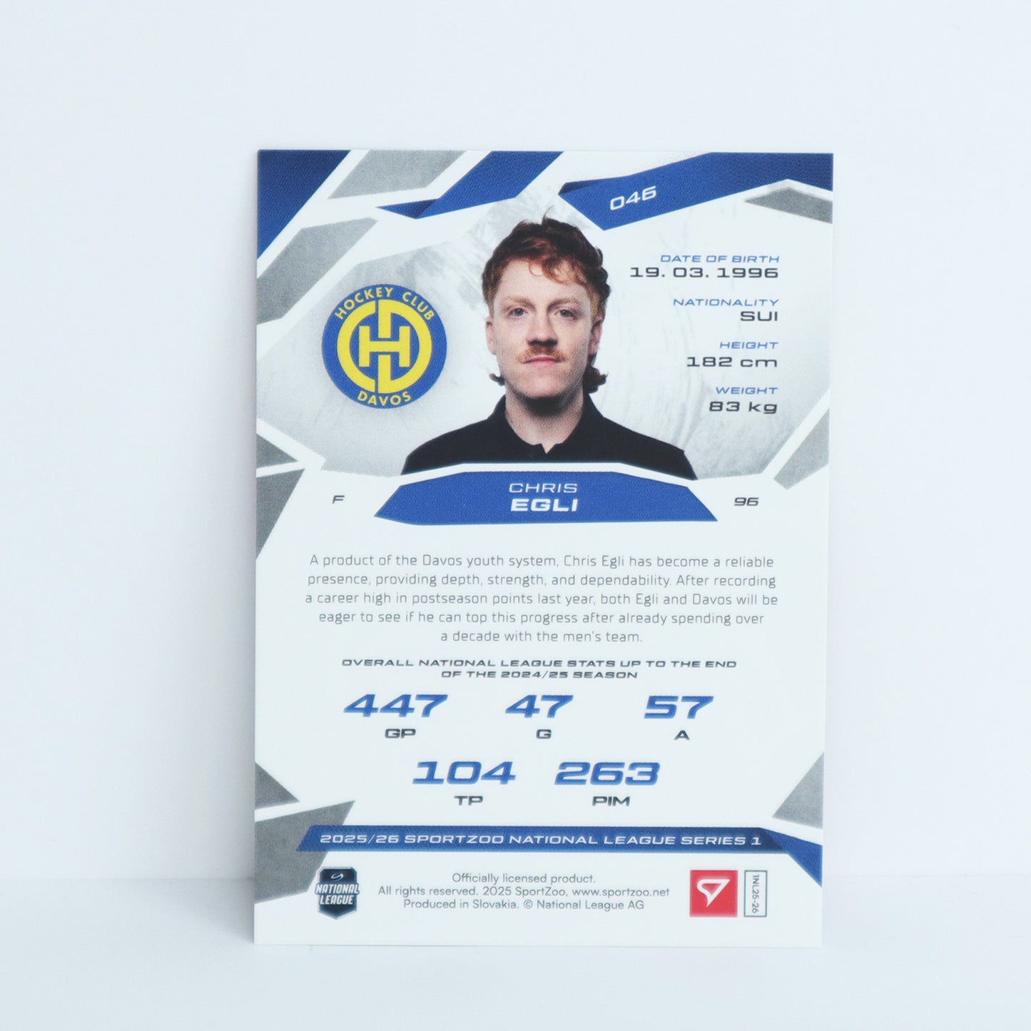 046 - HCD - CHRIS EGLI - BASE RED - 14/20