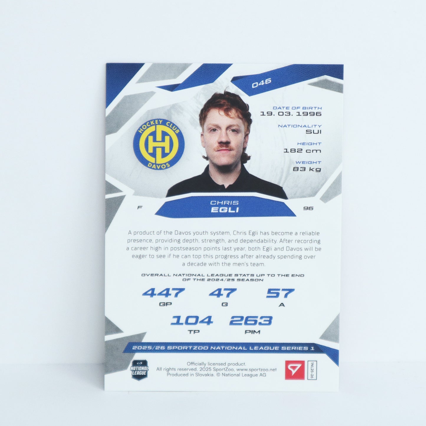 046 - HCD - CHRIS EGLI - BASE RED - 18/20