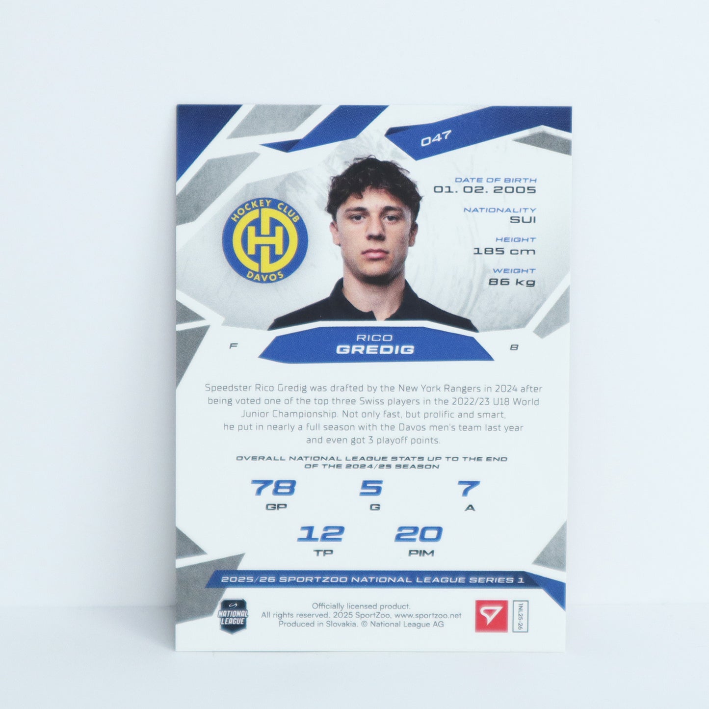 047 - HCD - RICO GREDIG - BASE RED - 10/20