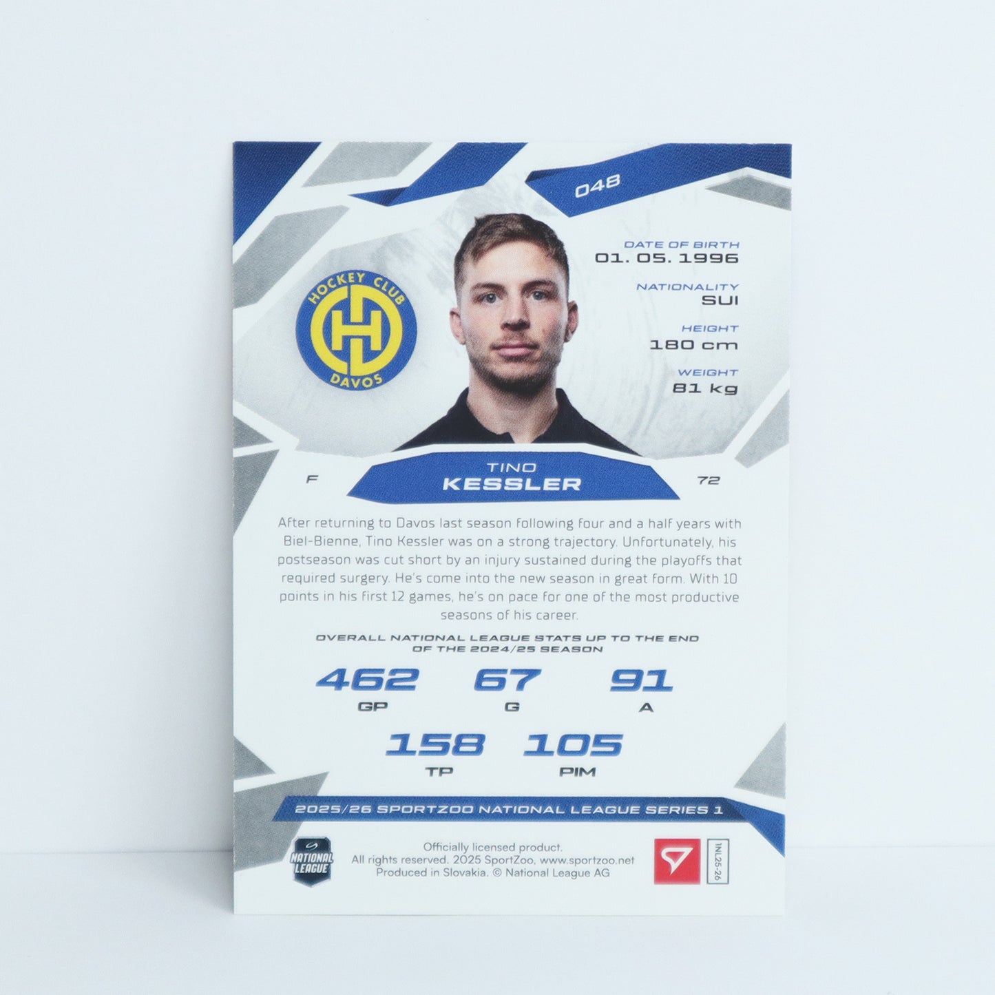 048 - HCD - TINO KESSLER - BASE BLUE