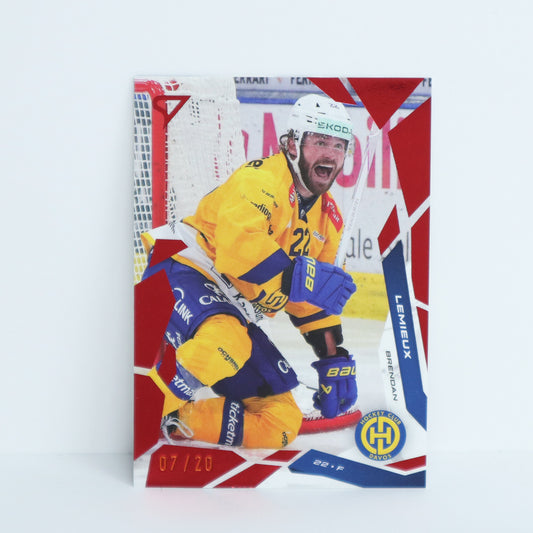 049 - HCD - BRENDAN LEMIEUX - BASE RED - 07/20