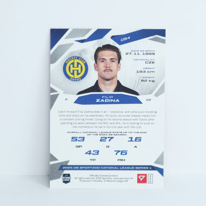 054 - HCD - FILIP ZADINA - BASE PINK