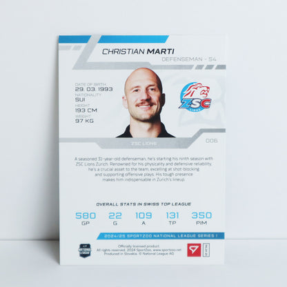 006 - ZSC - CHRISTIAN MARTI - BASE RED - 20/20