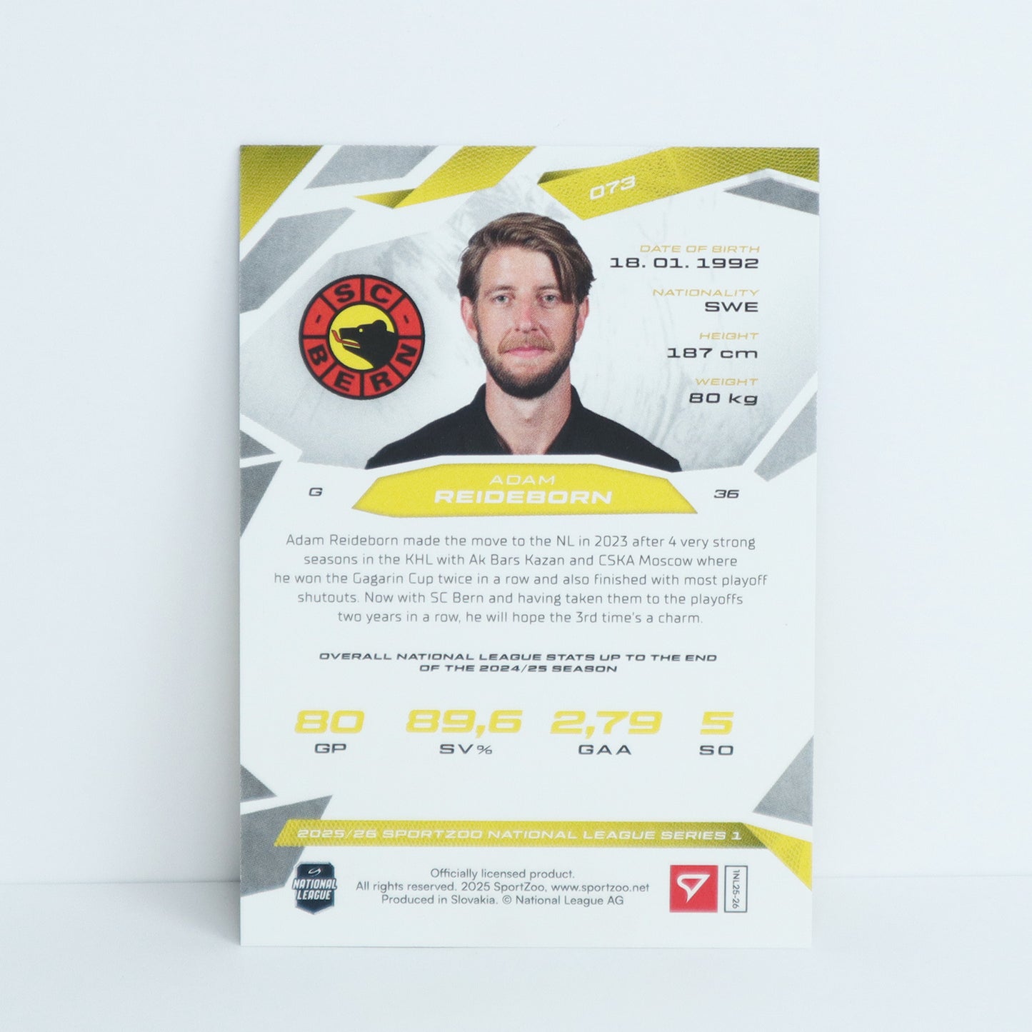 073 - SCB - ADAM REIDEBORN - BASE SET