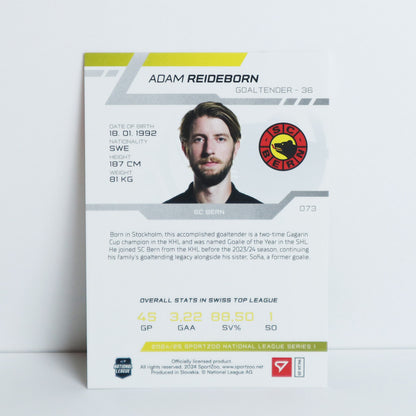 073 - SCB - ADAM REIDEBORN - BASE GREEN