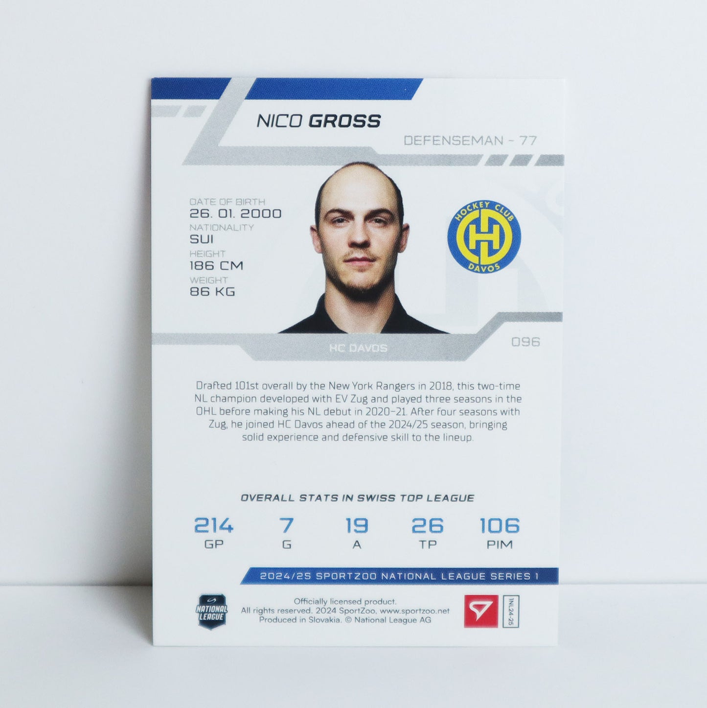 096 - HCD - NICO GROSS - BASE GOLD - 06/10