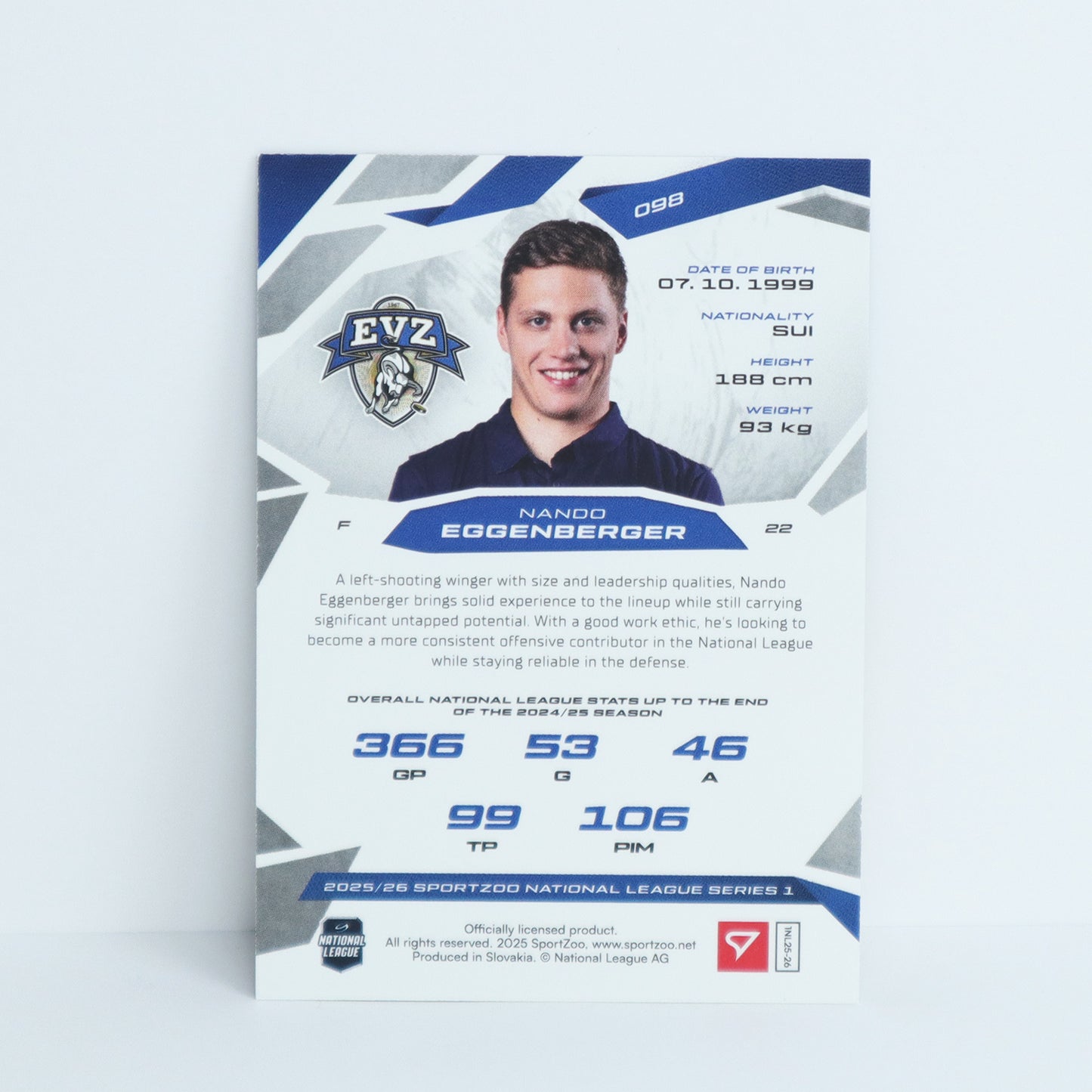 098 - EVZ - NANDO EGGENBERGER - BASE BLUE