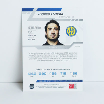 099 - HCD - ANDRES AMBUHL - BASE BLACK - 1/1