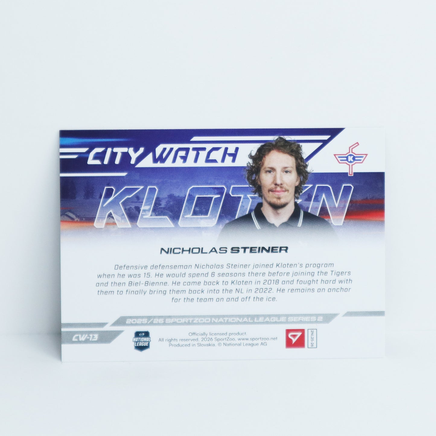 CW-13 - EHCK - NICHOLAS STEINER - CITY WATCH COPPER - 03/95
