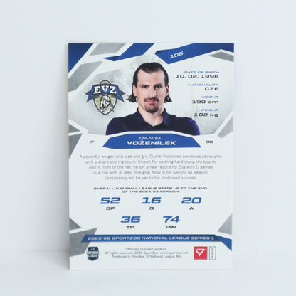106 - EVZ - DANIEL VOZENILEK - BASE GOLD - 10/10