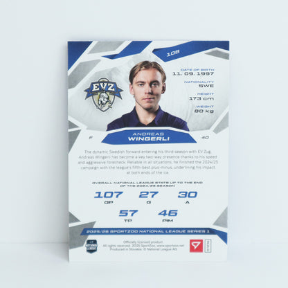 108 - EVZ - ANDREAS WINGERLI - BASE BLUE