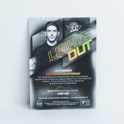 LOS-ND - SCRJ - NICO DUNNER - LIGHTS OUT GOLD AUTO - 08/60