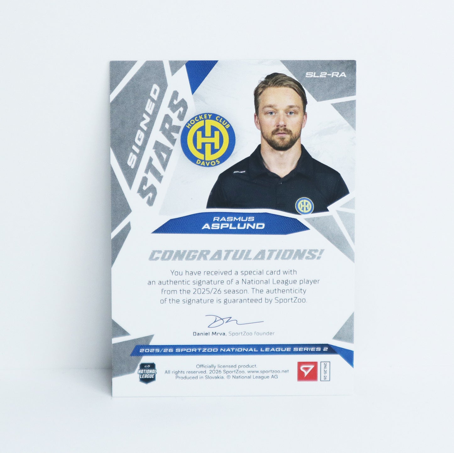 SL2-RA - HCD - RASMUS ASPLUND - SIGNED STARS LEVEL 2 - 11/69