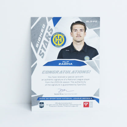 SL3-FZ - HCD - FILIP ZADINA - SIGNED STARS LEVEL 3 - 19/39