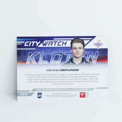 CW-14 - EHCK - KEANU DERUNGS - CITY WATCH COPPER - 18/95