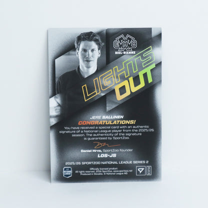 LOS-JS - EHCB - JERE SALLINEN - LIGHTS OUT GOLD AUTO - 40/60