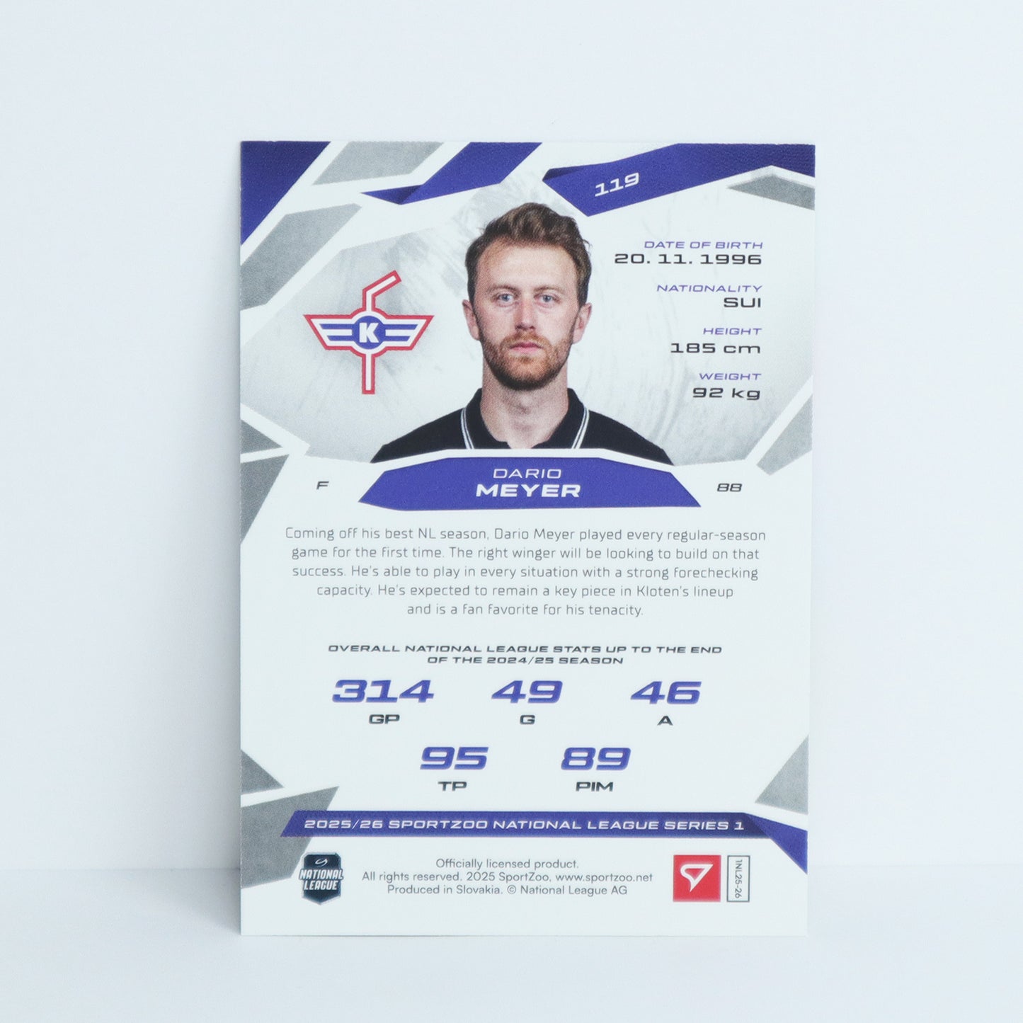 119 - EHCK - DARIO MEYER - BASE BLUE
