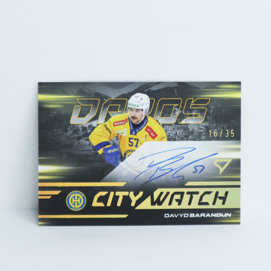 CWS-DB - HCD - DAVYD BARANDUN - CITY WATCH GOLD AUTO - 16/35