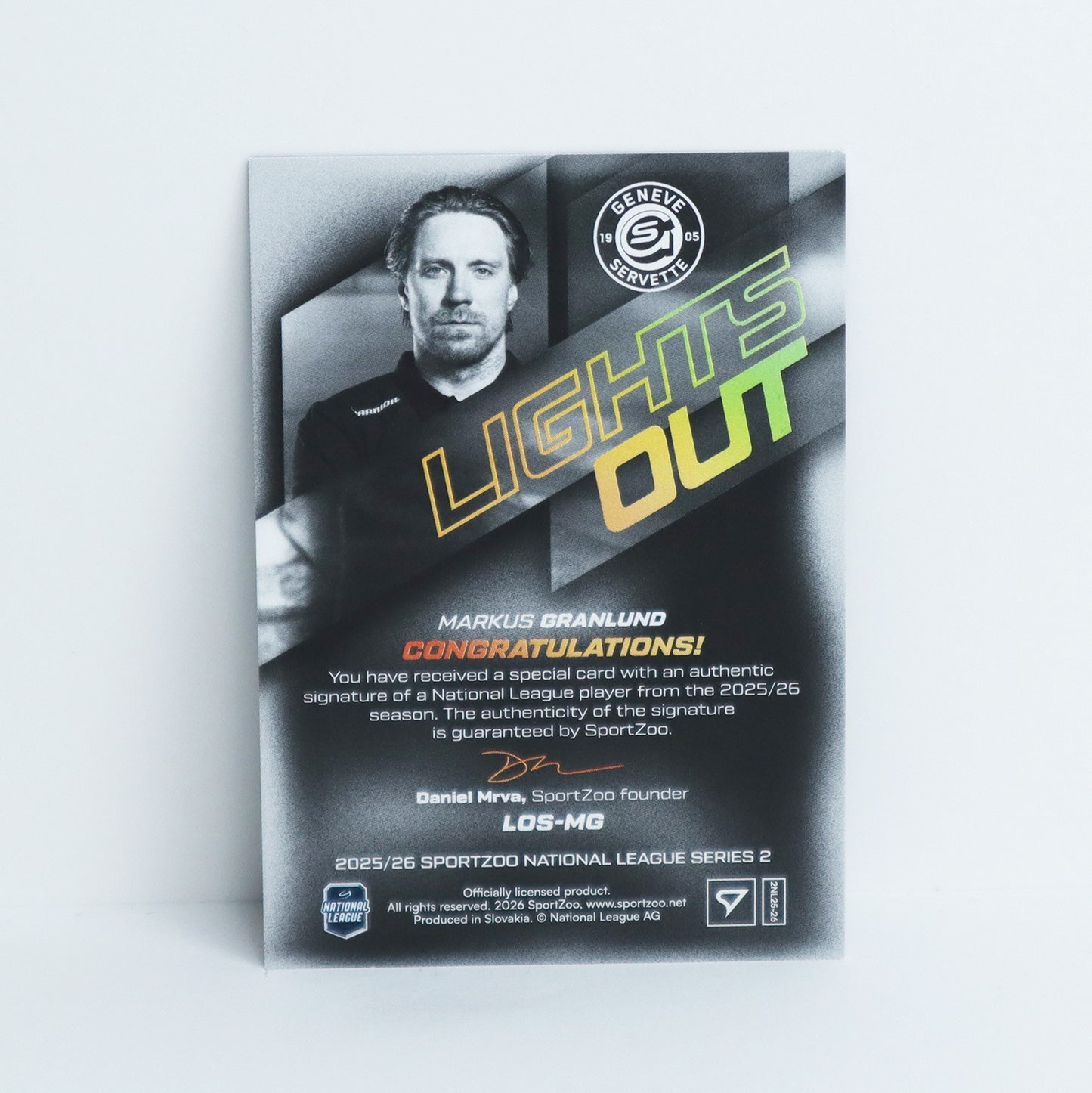 LOS-MG - GSHC - MARKUS GRANLUND - LIGHTS OUT GOLD AUTO - 40/60