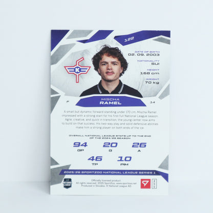 122 - EHCK - MISCHA RAMEL - BASE BLUE